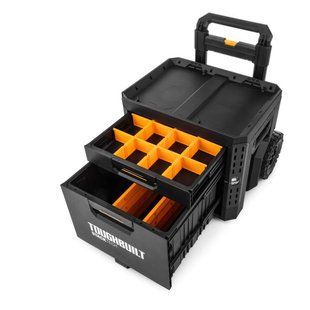 Ящик для інструментів TOUGHBUILT TB-B1-D-R92 StackTech на колесах з 1+1 висувними шухлядами TB-B1-D-R92 фото