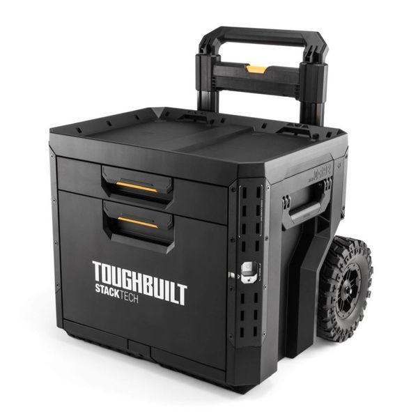 Ящик для інструментів TOUGHBUILT TB-B1-D-R92 StackTech на колесах з 1+1 висувними шухлядами TB-B1-D-R92 фото
