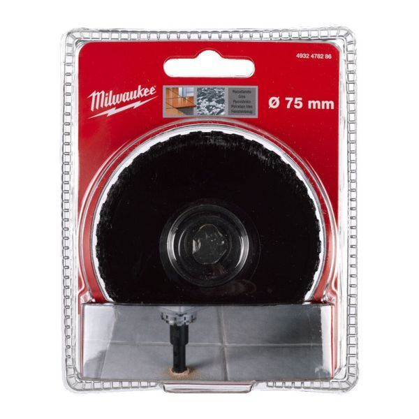 Коронка алмазна Diamond Max MILWAUKEE M14, діаметр 75мм (сухе свердління) 4932478286 фото