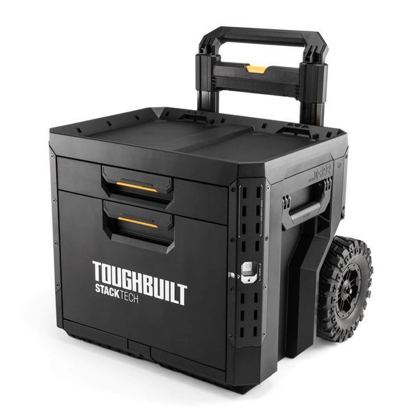 Ящик для інструментів TOUGHBUILT TB-B1-D-R92 StackTech на колесах з 1+1 висувними шухлядами TB-B1-D-R92 фото