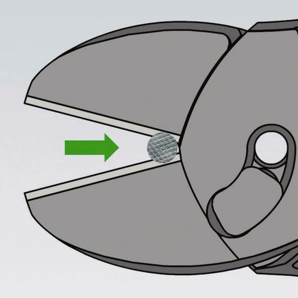 Кусачки&nbsp;боковые&nbsp;(бокорезы)&nbsp;особой&nbsp;мощности&nbsp;TwinForce,&nbsp;&Oslash;5,5мм, 180мм&nbsp;KNIPEX 73&nbsp;72&nbsp;180&nbsp;F,&nbsp;фосфат 73 72 180 F фото