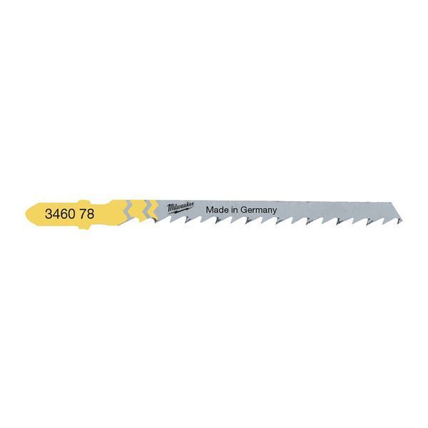 Полотна для лобзиків T244D MILWAUKEE, 75х4,0мм, (5шт), (деревина, фігурний різ) 4932346078 фото