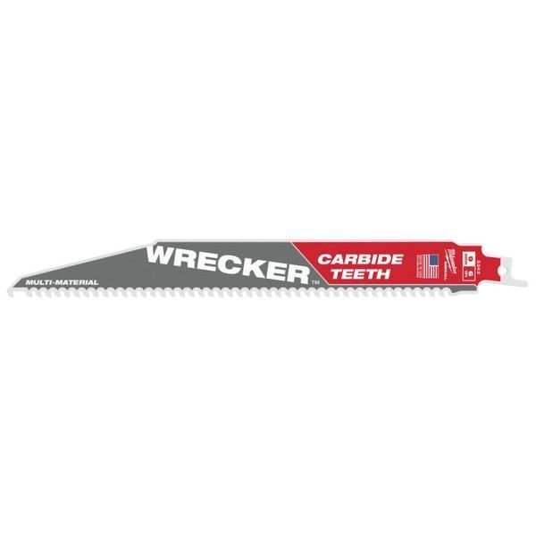 Полотно для сабельных пил WRECKER CARBIDE MILWAUKEE, 230х4,2мм, (мультиматериал) 48475242 фото