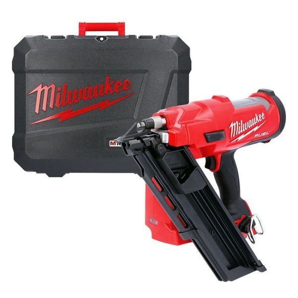 Пистолет гвоздезабивной аккумуляторный бесщёточный MILWAUKEE, M18 FFN-0C, 50-90мм (каркас, кейс) 4933471406 фото