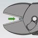 Кусачки&nbsp;боковые&nbsp;(бокорезы)&nbsp;особой&nbsp;мощности&nbsp;TwinForce,&nbsp;&Oslash;5,5мм, 180мм&nbsp;KNIPEX 73&nbsp;72&nbsp;180&nbsp;F,&nbsp;фосфат 73 72 180 F фото 4