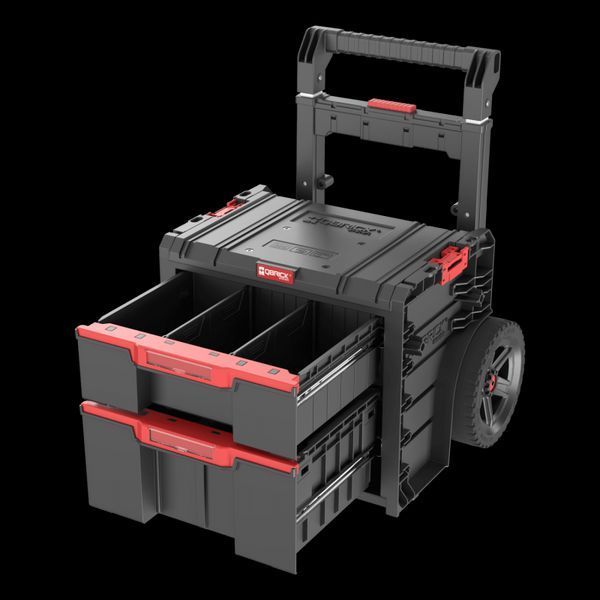 Ящик для інструментів на колесах QBRICK SYSTEM PRO CART 2.0 PLUS DRAWER 2 (520x440x660мм) (5901238261209) SKRWQCP2PD2CZAPG001 фото