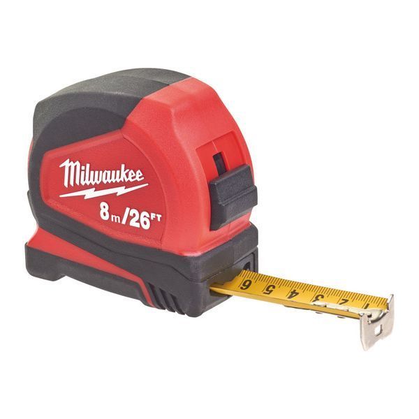 Рулетка Pro Compact MILWAUKEE, 8м/26фт (25мм), (заміна на 4932498781) 4932459596 фото