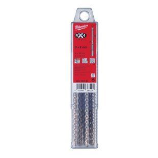 Бур SDS-PLUS MX4 MILWAUKEE, діаметр 6,0х165х100мм (10шт), пластикова коробка 4932352043 фото