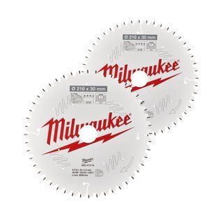 Набор дисков пильных MILWAUKEE &Oslash;216x30x48зуб., + &Oslash;216x30x60зуб. 4932479575 фото
