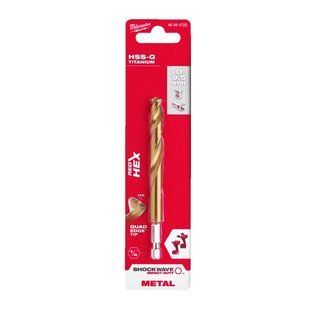 Сверло по металлу RedHEX SHOCKWAVE HSS-TiN MILWAUKEE, &Oslash;9,5х118х74мм 48894722 фото