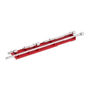 Набір подовжувачів хромованих для головок 1/4'' MILWAUKEE, (4шт) 4932480637 фото