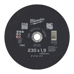 Диск отрезной по металлу MILWAUKEE Trade, SCS 41/230х1.9 PRO+, &Oslash;230мм 4932479579 фото