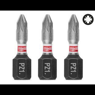 Біта SHOCKWAVE MILWAUKEE, PZ1, 25мм, (3шт) 4932500355 фото