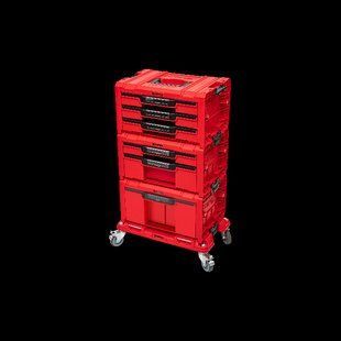 Набір ящиків QBRICK SYSTEM PRO RED DRAWER WORKSHOP SET 6, 2.0 RED ULTRA HD CUSTOM мобільна шафа (525x345x885мм) (5901238260370) Z260370PG003 фото
