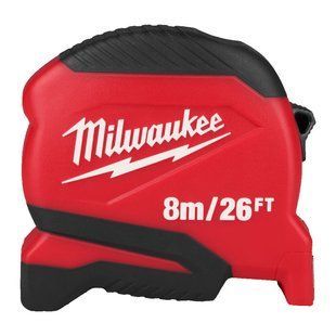 Рулетка Pro Compact MILWAUKEE (Gen 2), 8м/26фт, (25мм) 4932498781 фото