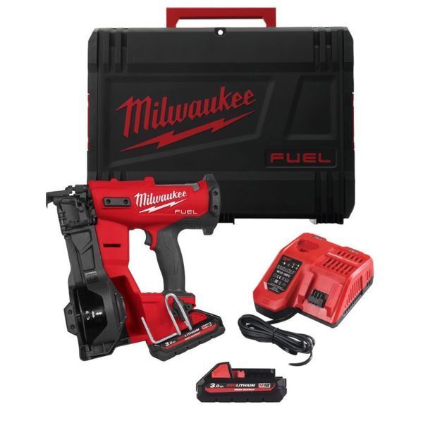 Пистолет гвоздозабивной аккумуляторный бесщёточный MILWAUKEE, M18 FRCN45-302X, 19-45мм (HDкейс) 4933498169 фото