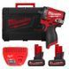 Гайковерт аккумуляторный бесщеточный 3/8'' MILWAUKEE, M12 FCIWF38G3-502X, 745Нм, с кольцом 4933493452 фото 1
