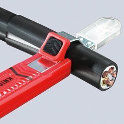 Нож для удаления оболочек, &Oslash;8,0&ndash;28,0мм 130мм KNIPEX 16 20 28 SB 16 20 28 SB фото