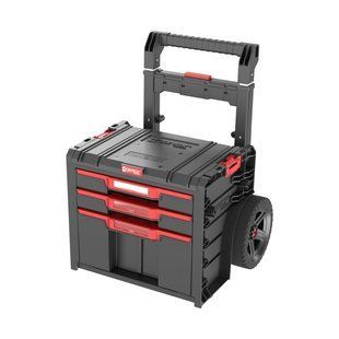 Ящик для инструментов на колесах QBRICK SYSTEM PRO CART 2.0 PLUS DRAWER 3 (520x440x660мм) SKRWQCP2PD3CZAPG001 фото
