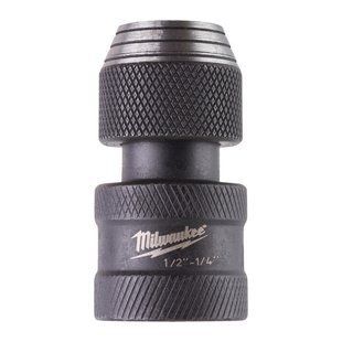 Перехідник ударний ShW MILWAUKEE, з квадрата 1/2'' на 1/4'' Hex 4932471828 фото