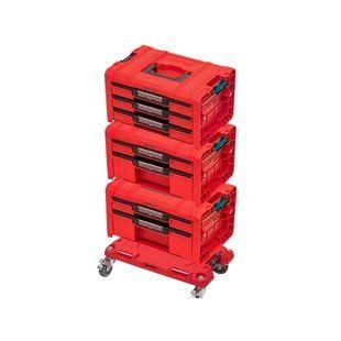 Набір ящиків QBRICK SYSTEM PRO RED DRAWER WORKSHOP SET 6, 2.0 RED ULTRA HD CUSTOM мобільна шафа (525x345x885мм) (5901238258353) Z258353PG003 фото