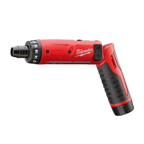 Викрутка акумуляторна MILWAUKEE, M4 D-202B, 5Нм (зарядний пристрій, 2 акумулятори М4 2Аг, картонне пакування) 4933440475 фото