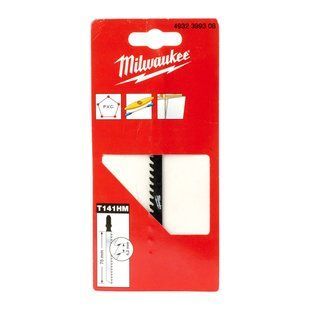 Полотно для лобзиків T141HM MILWAUKEE, 75х4,2мм, (скловолокно, акрил) 4932399308 фото