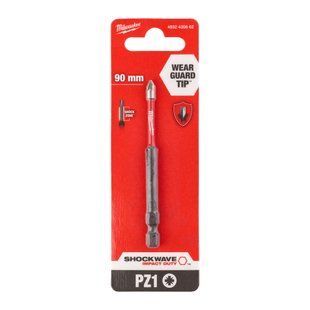 Біта SHOCKWAVE MILWAUKEE, PZ1, 90мм 4932430862 фото