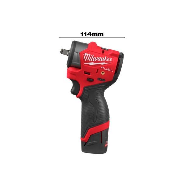 Гайковерт аккумуляторный бесщеточный 3/8'' MILWAUKEE, M12 FSCIWF38-252X, 305Нм, с кольцом 4933498970 фото