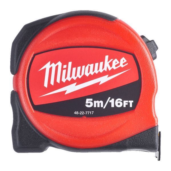 Рулетка MILWAUKEE SLIMLINE S5-16/25 5 м/16" 48227717 48227717 фото