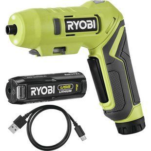 Отвертка аккумуляторная RYOBI USB Lithium RSDP4-120G 4В (1х2Ач) 5Нм, 200об/хв 5133005958 фото