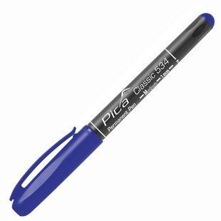 Маркер перманентний Pica Classic 534/41 Permanent Pen Medium, тонкий синій 534/41 фото