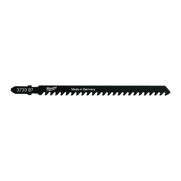 Полотно для лобзиків T341HM MILWAUKEE, 105х4,2мм, (скловолокно, акрил) 4932373387 фото