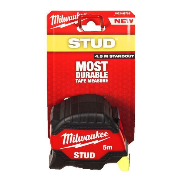 Рулетка STUD MILWAUKEE (Gen 3), 5м (33мм) 4932498763 фото