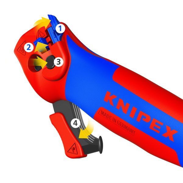 Ніж з п'яткою двофункційний KNIPEX 16 50 145 SB 16 50 145 SB фото