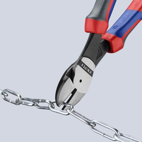 Кусачки&nbsp;боковые&nbsp;(бокорезы)&nbsp;особой&nbsp;мощности,&nbsp;&Oslash;4,2мм,&nbsp;200мм&nbsp;KNIPEX&nbsp;74&nbsp;02&nbsp;200,&nbsp;фосфатированные 74 02 200 фото