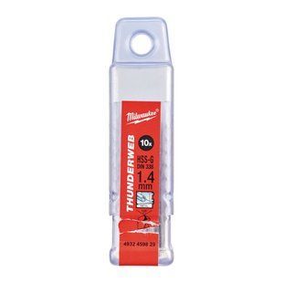 Свердло по металу THUNDERWEB HSS-G MILWAUKEE DIN338, діаметр 1,4х40х18мм, (10шт), пластикова коробка 4932459829 фото