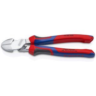 Кусачки&nbsp;боковые&nbsp;(бокорезы)&nbsp;особой&nbsp;мощности,&nbsp;&Oslash;4,2мм,&nbsp;200мм&nbsp;KNIPEX&nbsp;74&nbsp;05&nbsp;200,&nbsp;хромированные 74 05 200 фото