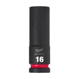 Головка ударная ShW 1/2'' SKT MILWAUKEE, удлиненная, 16мм 4932480334 фото