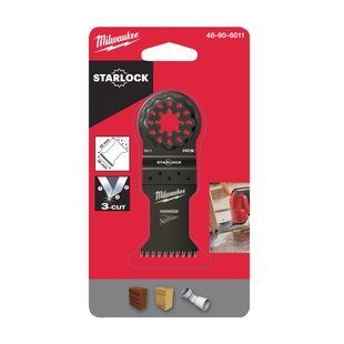 Полотно для мультитула STARLOCK MILWAUKEE, 35x42мм/3С (с 3-зубчатой геометрией) 48906011 фото