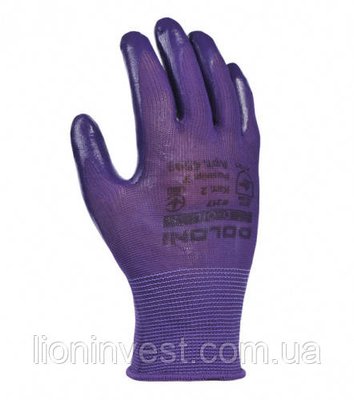 Перчатки D-OIL трикотажные с нитриловым покрытием "Doloni" 4593, размер 7 4594 фото