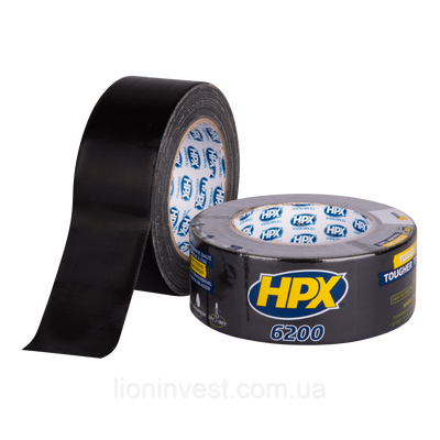 HPX 6200 - 48мм x 25м - черная армированная ремонтная лента CB5025 фото