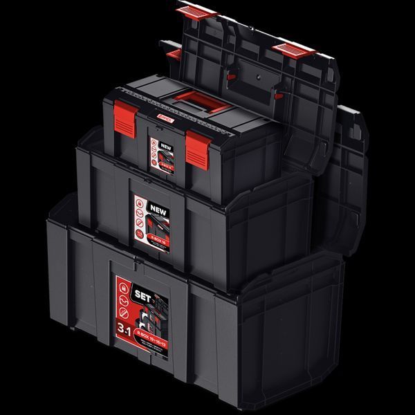 Ящик для інструментів QBRICK REGULAR R-BOX 16 (385х230х204мм) (5901238253914) SKRQRBOX16CZAPG003 фото