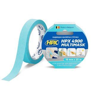 Малярна стрічка HPX4900 MULTIMASK 120C 19мм х 25м ціановий EW1925 фото