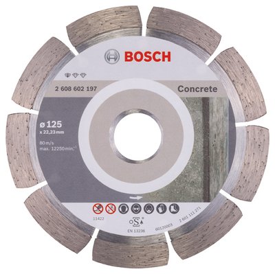 Алмазний диск Standard for Concrete 125-22,23 2608602197 фото