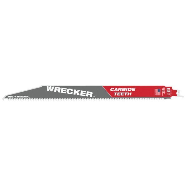 Полотно для шабельних пил WRECKER CARBIDE MILWAUKEE, 300х4,2мм, (мультіматеріал) 48475243 фото