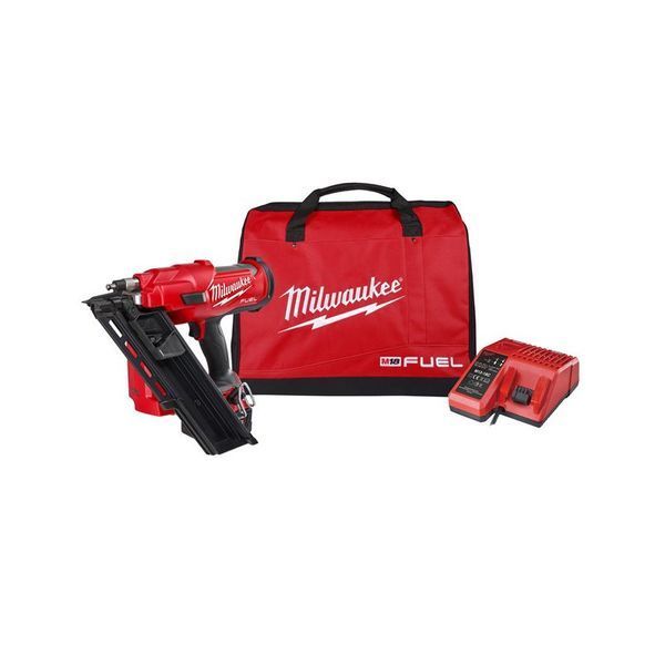 Пистолет гвоздезабивной аккумуляторный бесщёточный MILWAUKEE, M18 FFN-502C, 50-90мм (ЗУ, 2х5Ач,кейс) 4933471404 фото