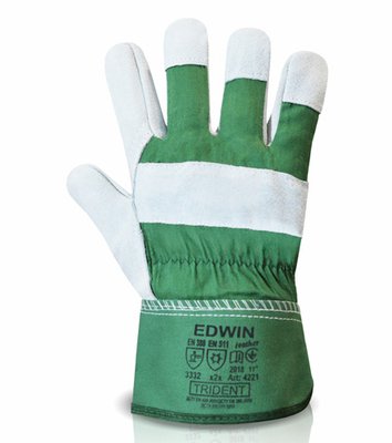 Перчатки зимние комбинированные общие на флисе Trident EDWIN арт 4221 4221 фото