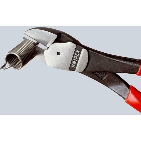 Кусачки&nbsp;боковые&nbsp;(бокорезы)&nbsp;особой&nbsp;мощности,&nbsp;&Oslash;4,6мм,&nbsp;260мм KNIPEX&nbsp;74&nbsp;01&nbsp;250,&nbsp;фосфатированные 74 01 250 фото