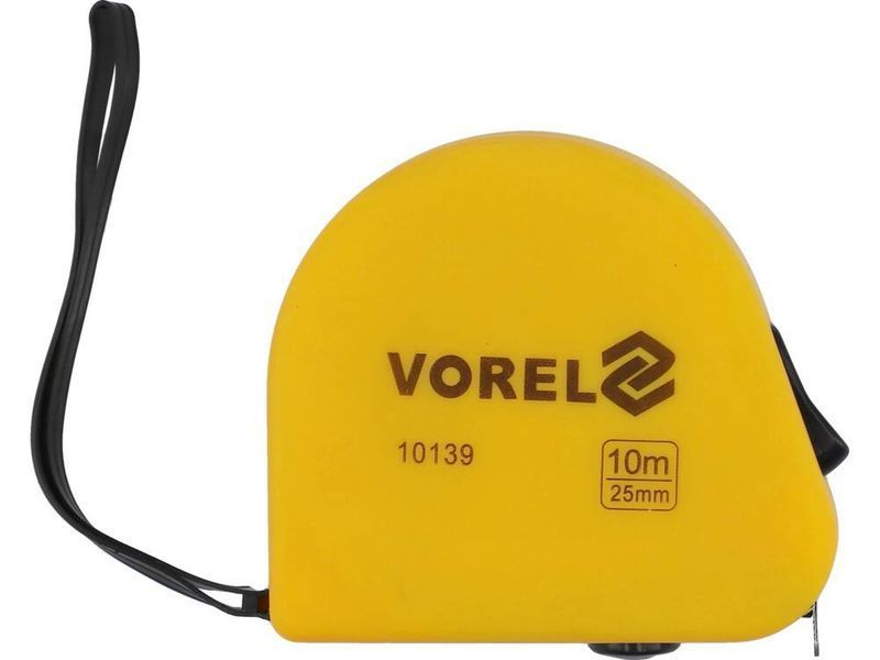 Рулетка VOREL : L= 10 м x 25 мм, 2 фиксатора 10139 фото